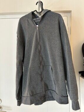 Brooklyn's Best Cloth Originals Men's XL Hoodie Sweatshirt Full Zipper Gray